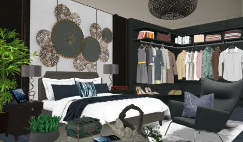 Dormitorio principal  elegante y confortable