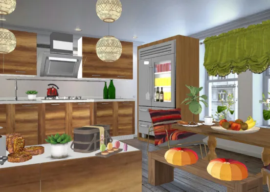 Cocina Design Rendering