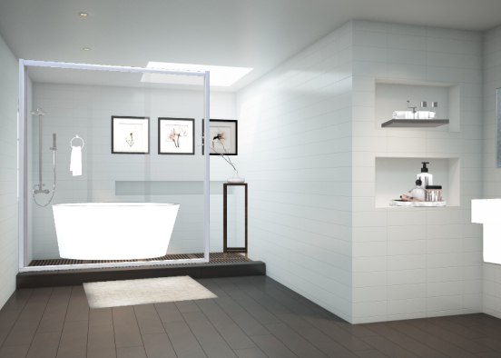 Phòng tắm Design Rendering