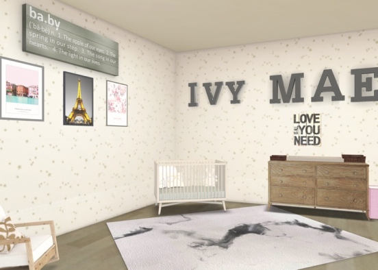 ivy mae’s  nursery Design Rendering