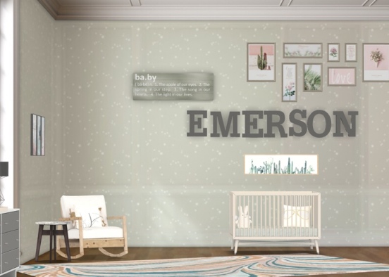 Emerson’s room Design Rendering