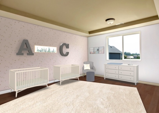 Avery and Collette's room Design Rendering