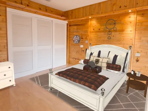 Cabin bedroom