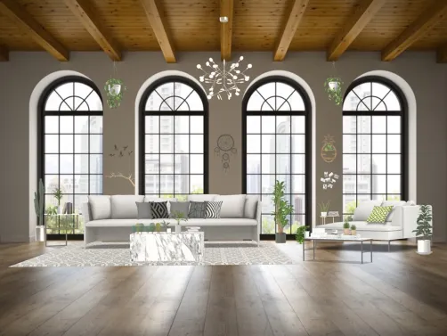 Plant living room