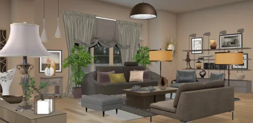  Warm Living Room