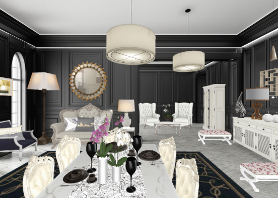 Dining Room ❤ Design Rendering