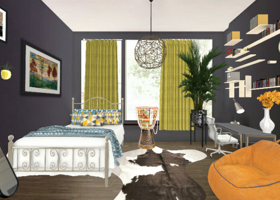 Student bedroom 🤓🤓👩‍🏫 Design Rendering