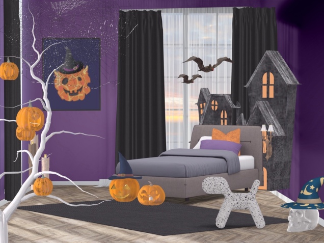 halloween kids room