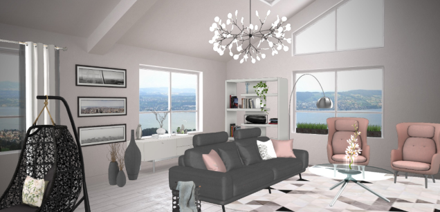 Pink living room 🌺