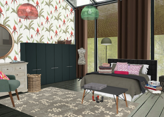 Yong leidie's room Design Rendering