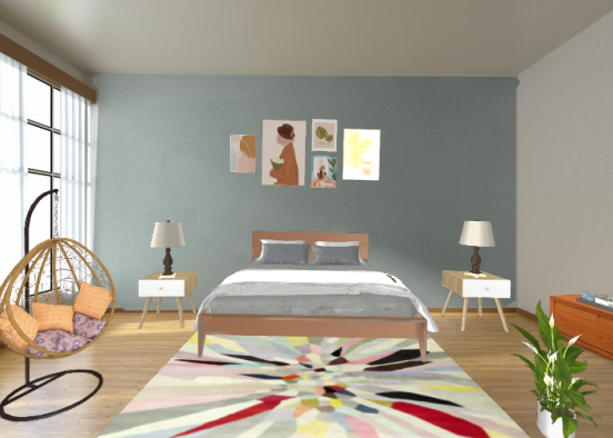 Chambre cosy 🌖 Design Rendering