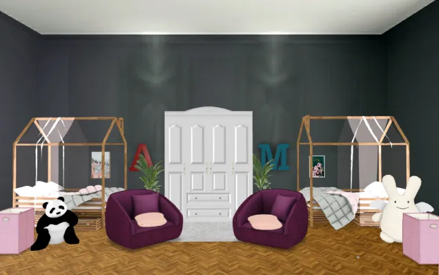 Twin Bedroom Nordic Style Dream 
