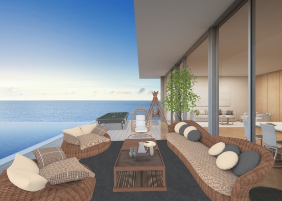 Bahama cruse Private boat ride patio  Design Rendering