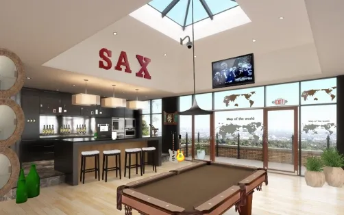 Billiard room