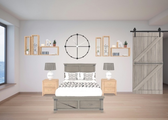 teenager bedroom Design Rendering