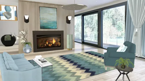 Teal living