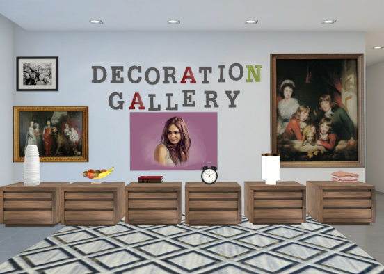 Decoration gallery Design Rendering