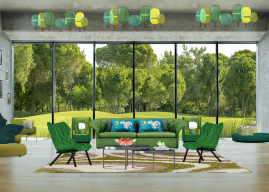 Living room 💕💕 Design Rendering