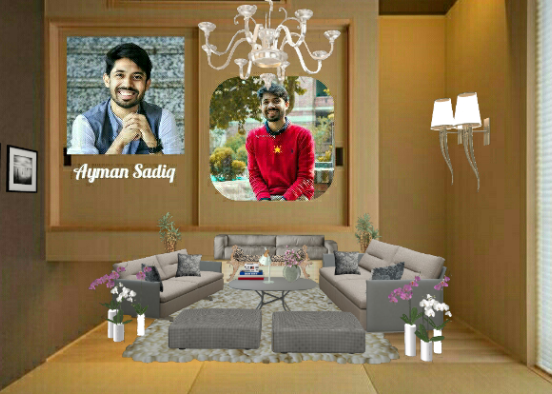 Living Room for awesome person.😊 Design Rendering