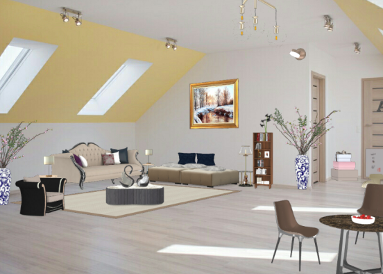 My dream ❤️ living room 😍. Design Rendering