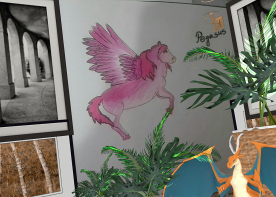 Pegasus came in my dream. Design Rendering