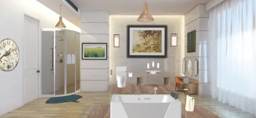 His and hers bathroom 