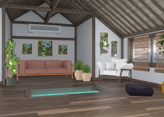 Ecology living room Design Rendering