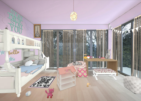 Child's room Design Rendering