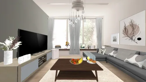 Moden livig room for light pink esences alla round the room