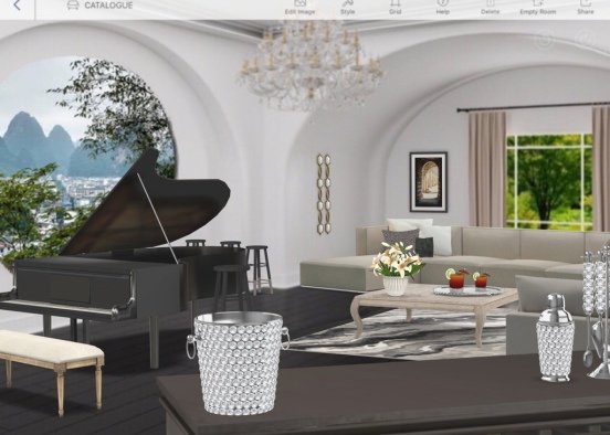 The Music Room, cheers!  🎼🎹 Design Rendering