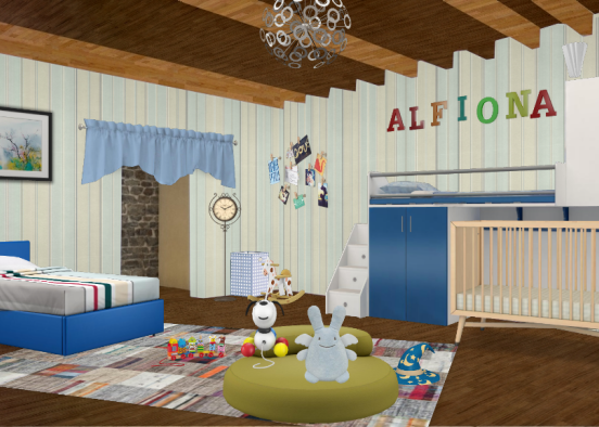 My baby room Design Rendering