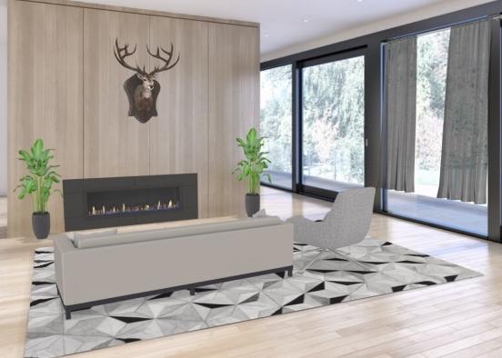Deer room Design Rendering