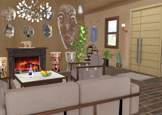 Living room design 😊 Design Rendering