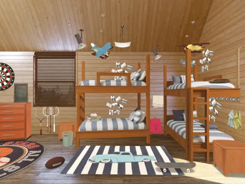 BOY’S BUNK ROOM 