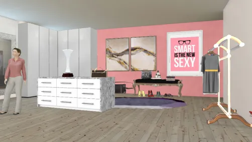 Wardrobe room 