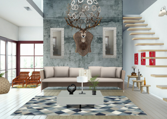 Livingroom dream Design Rendering