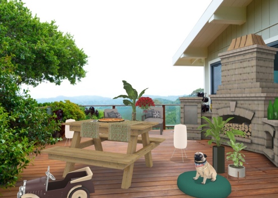 barbecue time Design Rendering
