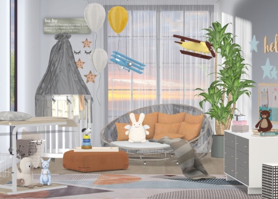 Baby Room 🍼 👶🏻  Design Rendering