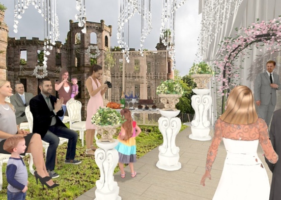 Wedding at Gelston Castle 🏰  Design Rendering