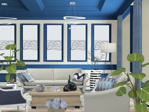 salon bleu