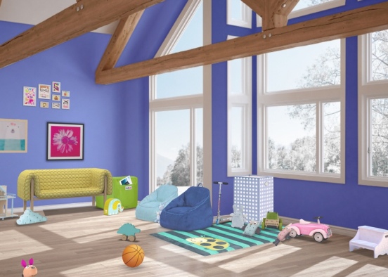All Age Play Room  Design Rendering