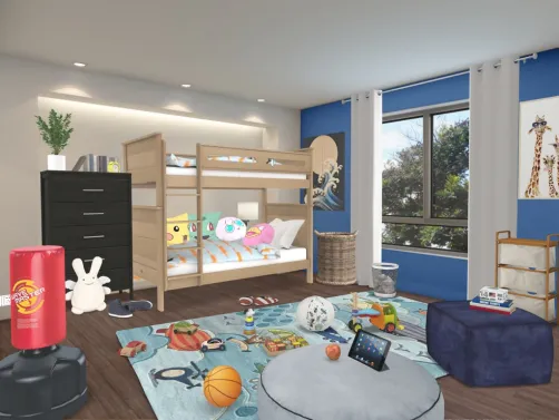 3-6 yr old boys room