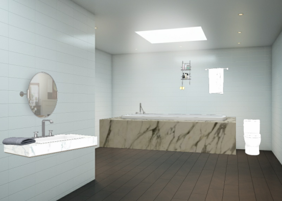 Salle de bain Design Rendering