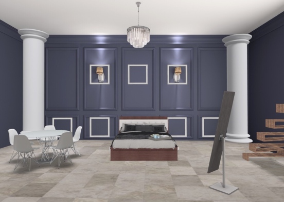 Chambre simple dédicacé à Ariana_Grande_officiel Design Rendering