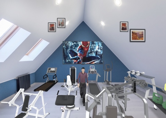 awesome gym Design Rendering