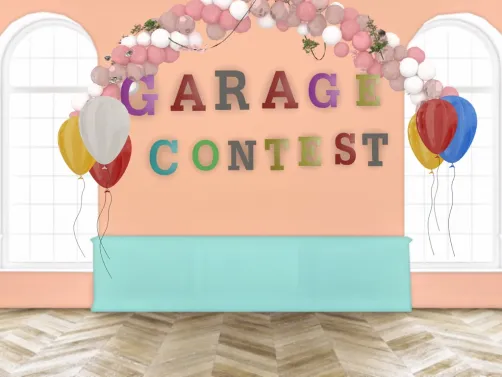 garage contest write your name in the coments below