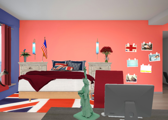 Traveler Bedroom Design Rendering