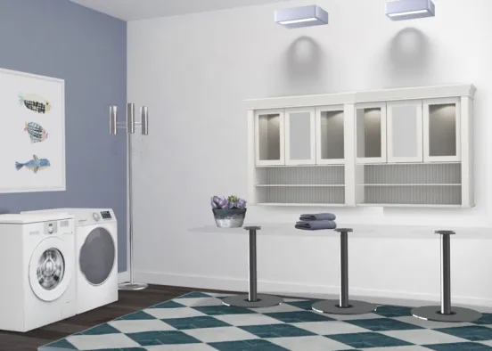 space for laundry  Design Rendering