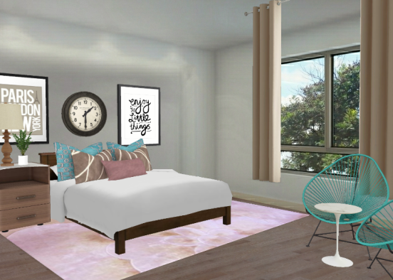 Ashleigh bedroom Design Rendering