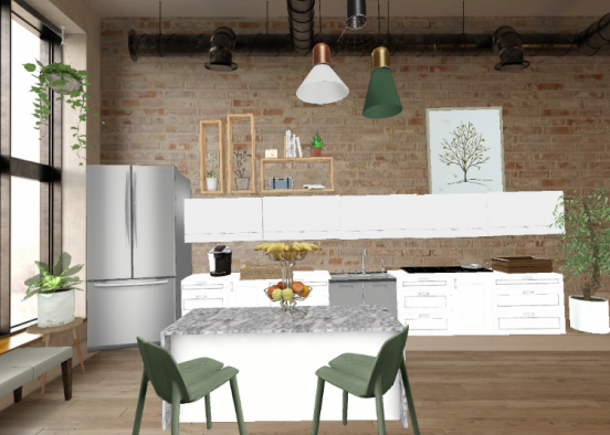 My beauty of a kitchen  Design Rendering